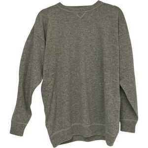 Vintage Della Spiga Womens Sweater Medium M Pullover Gray 100% Cashmere CrewNeck